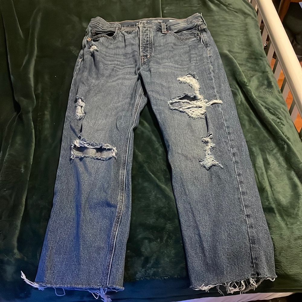 Old navy jeans slouchy straight